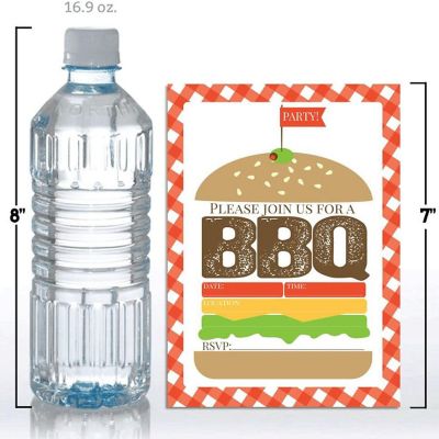 Hamburger BBQ Invitations 40pc. by AmandaCreation Image 2