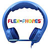 HamiltonBuhl Kid's Flex-Phones TRRS Headset with Gooseneck Microphone, Blue Image 1
