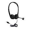 HamiltonBuhl WorkSmart Personal Headset - USB with Steel-Reinforced Gooseneck Microphone, Leatherette Ear Cushions Image 1