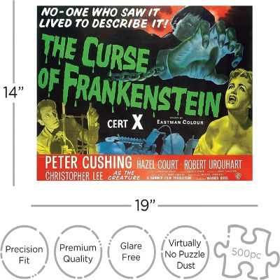 Hammer Horror Frankenstein 500 Piece Jigsaw Puzzle Image 1
