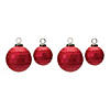 Hammered Ball Ornament (Set Of 4) 3"D, 4"D Glass Image 2