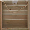 Hampton Art Wood Plank 12"x 12" Rustic 2pc Image 1