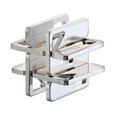 Hanayama Level 4 Cast Metal Brain Teaser Puzzle - Hashtag Image 1