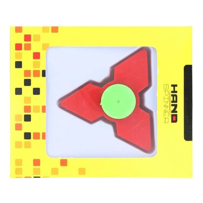 Hand Fidget Spinner  Red Triangle Image 1