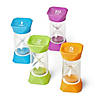 Hand2Mind Jumbo 1, 2, 5, and 10 Minute Sand Timer Set Image 1