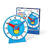 Hand2Mind Magnetic Demonstration Advanced NumberLine Clock Image 1