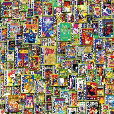 Handheld Haven Retro Games 1000-Piece Jigsaw Puzzle Image 1