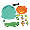 Handpicked By God Halloween Pumpkin Magnet Craft Kit - Makes 12 Image 1