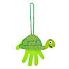 Handprint Turtle Sign Craft Kit - 12 Pc. Image 1