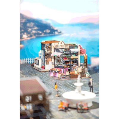 HandsCraft DIY 3D Dollhouse Puzzle - Carl's Fruit Shop 206pc Image 1