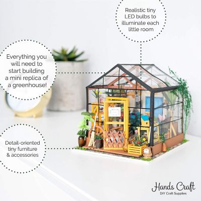 HandsCraft DIY 3D Dollhouse Puzzle - Cathy's Flower House Image 1