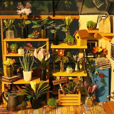 HandsCraft DIY 3D Dollhouse Puzzle - Cathy's Flower House Image 3