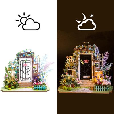 HandsCraft DIY 3D Dollhouse Puzzle - Garden Entrance Image 2
