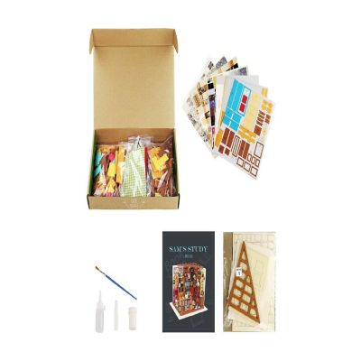 HandsCraft DIY 3D Dollhouse Puzzle - Sam's Study Image 1