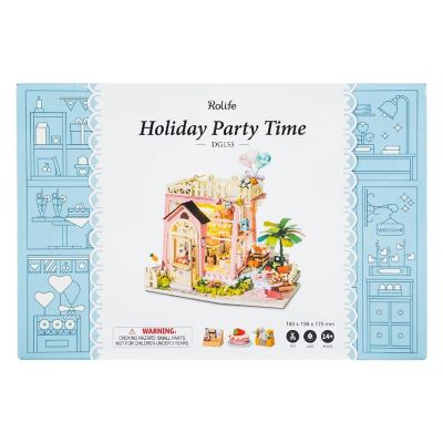 HandsCraft DIY 3D House Puzzle - Holiday Party Time 144 pcs Image 3