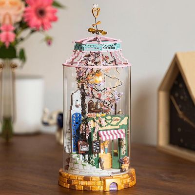 HandsCraft DIY 3D Mysterious World Clear Tower - Magical Cafe 151 pieces Image 1