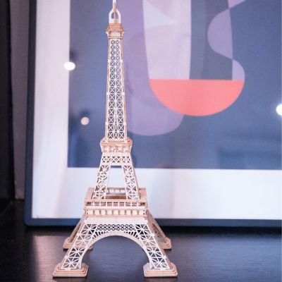 HandsCraft DIY 3D Wood Puzzle - Eiffel Tower - 121pcs Image 1