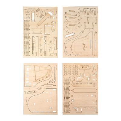 HandsCraft DIY 3D Wood Puzzle - Piano - 74pcs Image 2