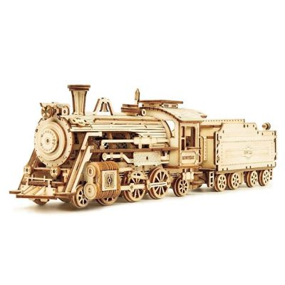 HandsCraft DIY 3D Wood Puzzle - Train Express - 308pcs Image 1