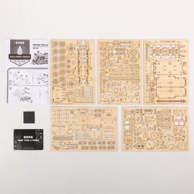 HandsCraft DIY 3D Wood Puzzle - Train Express - 308pcs Image 2