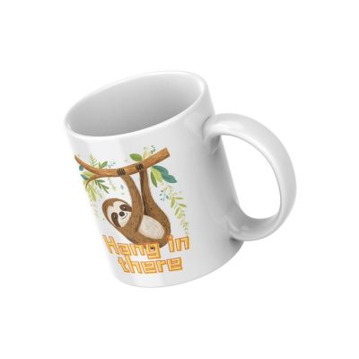 Hang in There Mug by Dancing Littles Jungle Image 1
