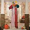 Hanging Clown with Light-Up Eyes Halloween Decoration Image 1