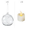 Hanging Globes with Battery-Operated Votives Decorating Kit - 24 Pc. Image 1