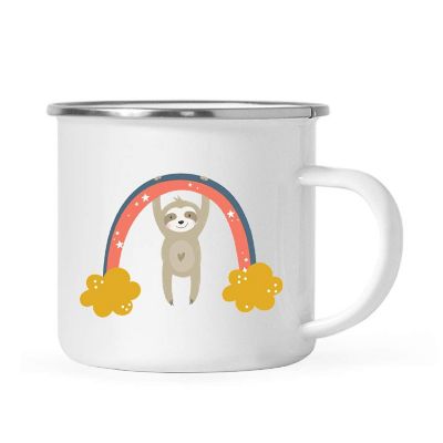Hanging Rainbow Sloth 11oz Kids Mug Image 1