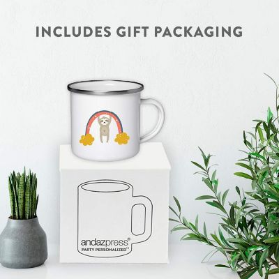 Hanging Rainbow Sloth 11oz Kids Mug Image 3