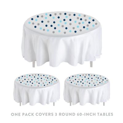 Hanukkah Blue Silver Confetti, 180-Pack Image 3