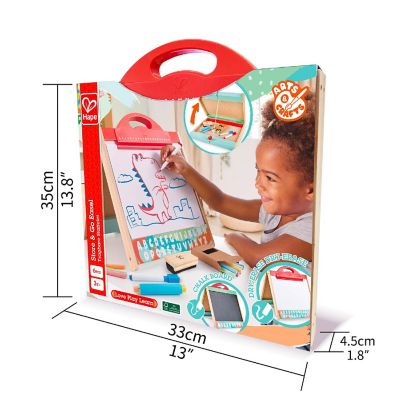 Hape 3 in 1 Tabletop 2 Sided Standing Artwork Easel Image 3