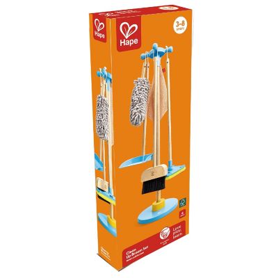 Hape: Clean Up Broom Set - 6pc, Kids 3+ Image 1
