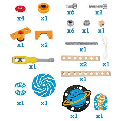 Hape Junior Inventor: 34&amp;#8209;Piece Magnet Science Lab Image 3