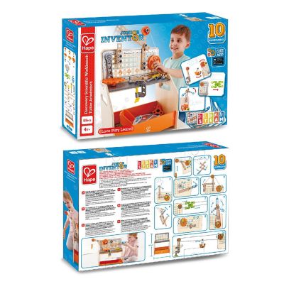 Hape Junior Inventor Discovery Scientific Workbench &amp;#8211; 58&amp;#8209;Piece STEM Experiment Set  Image 2