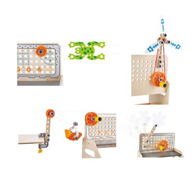 Hape Junior Inventor Discovery Scientific Workbench &amp;#8211; 58&amp;#8209;Piece STEM Experiment Set  Image 3