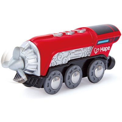 Hape: Light &amp; Sound Propeller Engine - Red &amp; Silver - Ages 3+ Image 1