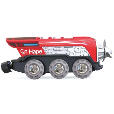 Hape: Light &amp; Sound Propeller Engine - Red &amp; Silver - Ages 3+ Image 3