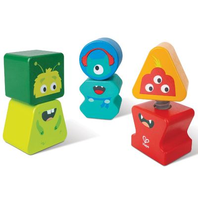 Hape Play Essentials: Monster Building Block - Buddies Image 1