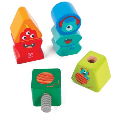 Hape Play Essentials: Monster Building Block - Buddies Image 3