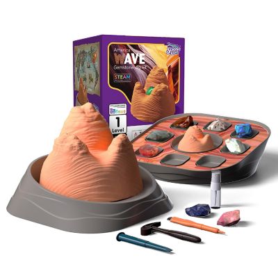Hape: Science Can - America Wave Gemstone Dig Kit - Ages 6+ Image 1