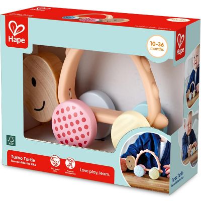 Hape: Turbo Turtle - Baby Teether &amp; Push Toy,10Mo+ Image 1