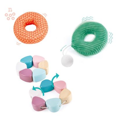 Hape: Wooden Ring Stacker, Bunny Image 1