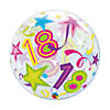 Happy 18th Birthday 22" Bubble Balloon Image 1