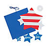 Happy 4th of July Handprint Sign Craft Kit  - Makes 12 Image 1
