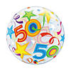 Happy 50th Birthday 22" Bubble Balloon Image 1