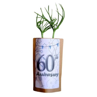 Happy 60th Anniversary - 10 Trees - ForestNation - 1oz Tree Kit Pouch Image 1