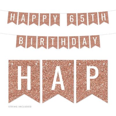 Happy 65th Birthday 4x5.5IN Banner Image 1