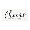 Happy Anniversary Floor Cling Image 1