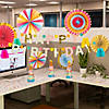 Happy Birthday Cake Desk Decorating Kit - 12 Pc. Image 1