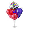 Happy Birthday Chevron Balloon Centerpiece Kit - 40 Pc. Image 1